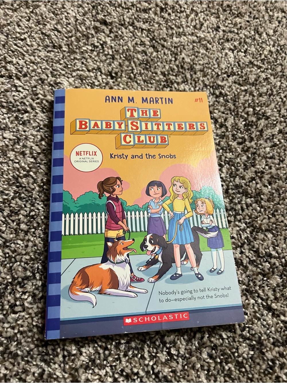 Scholastic The Baby-Sitters Club — Yellow Cover Illustration